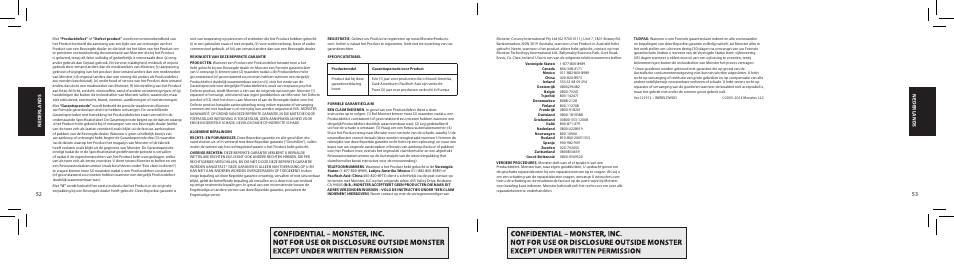 Monster SoundStage Wireless Home Music System S1 Mini Bluetooth Speaker User Manual | Page 27 / 41