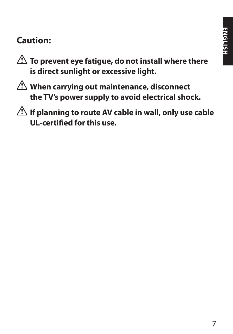 Monster FlatScreen SuperThin Flat Mount - Up to 46” Screens User Manual | Page 11 / 106