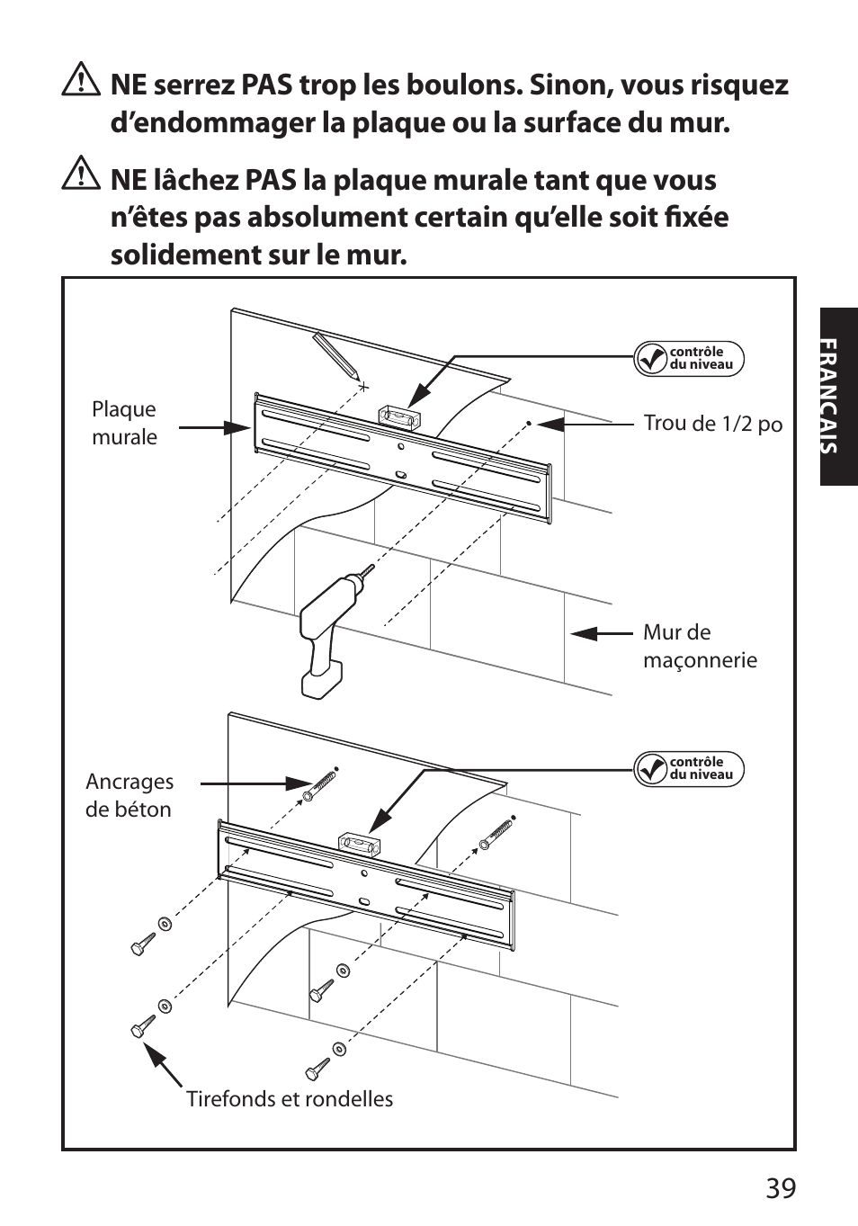 Monster FlatScreen SuperThin Flat Mount - Up to 46” Screens User Manual | Page 43 / 106