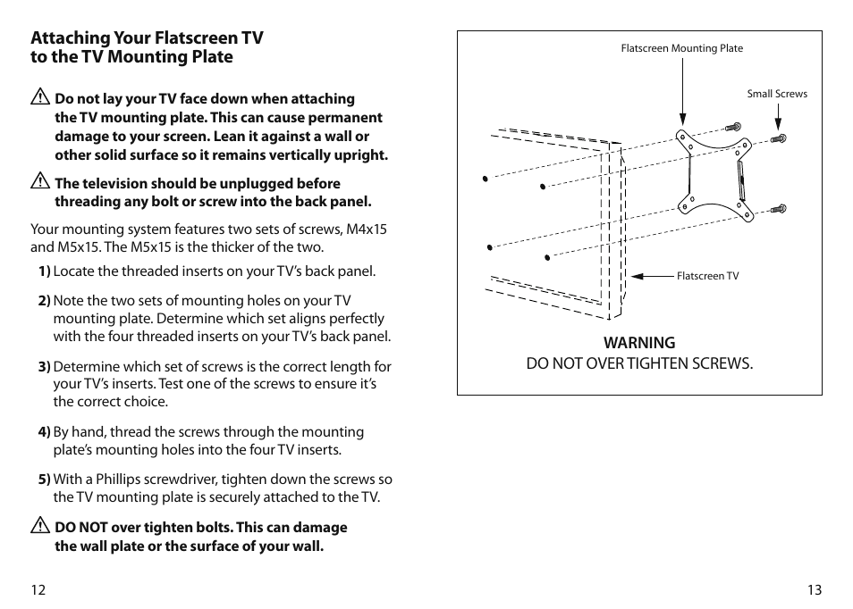 Monster FlatScreen SuperThin Flat Mount - Up to 27” Screens User Manual | Page 9 / 13