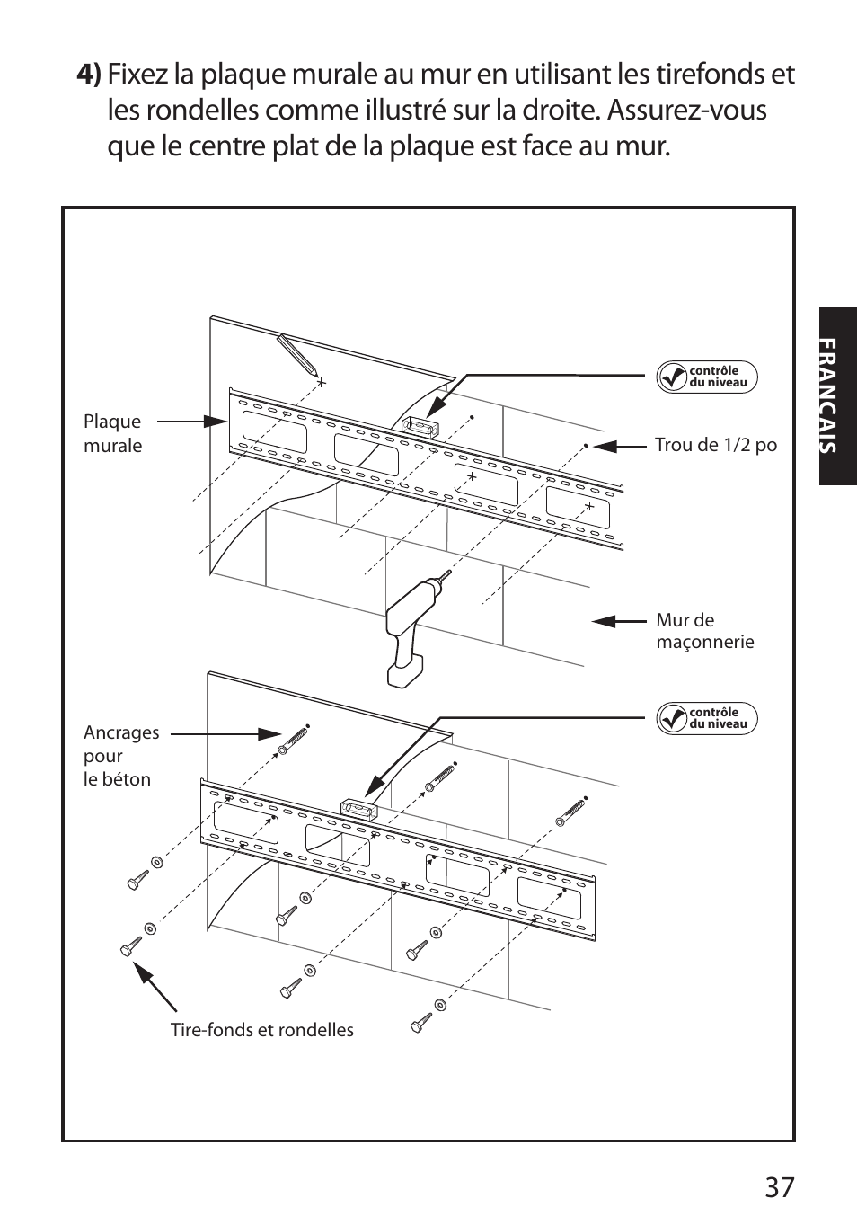 Monster FlatScreen SuperThin Flat Mount - Up to 104” Screens User Manual | Page 41 / 104