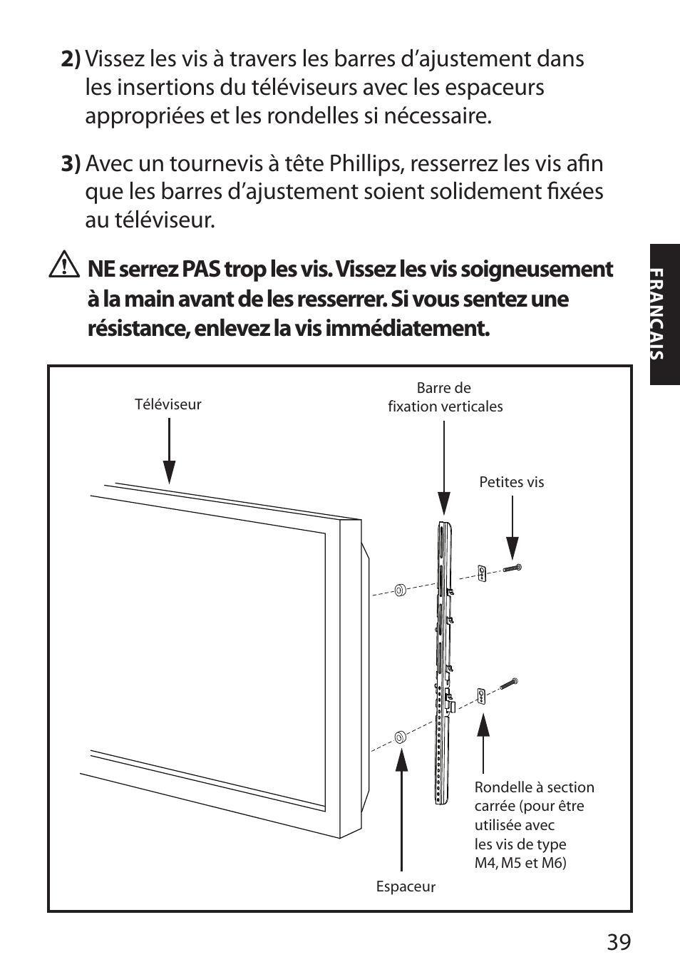 Monster FlatScreen SuperThin Flat Mount - Up to 104” Screens User Manual | Page 43 / 104