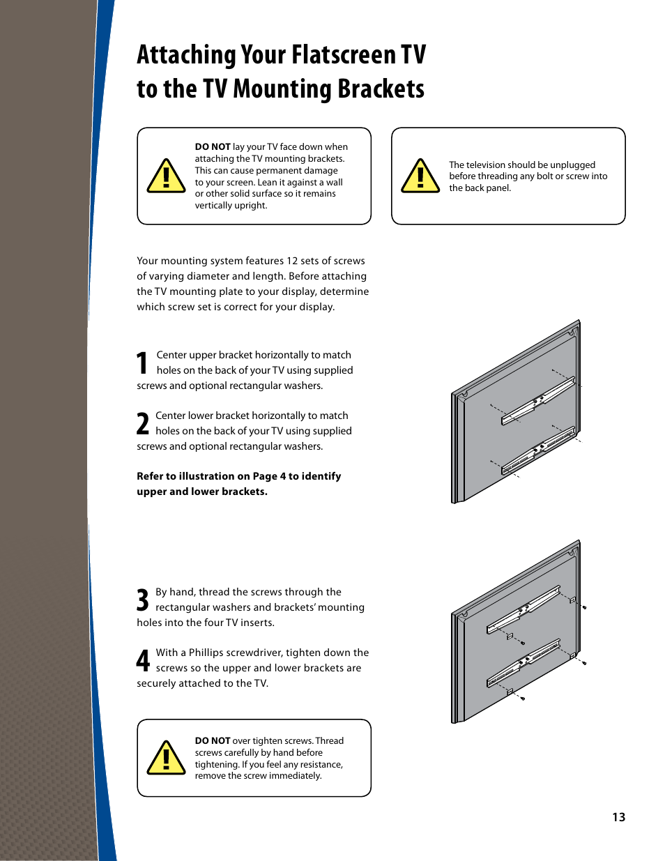 Monster FlatScreen SuperThin Articulating Mount - Up to 46” Screens User Manual | Page 13 / 20