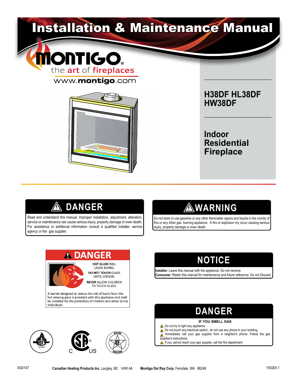 Montigo H38DF User Manual | 40 pages