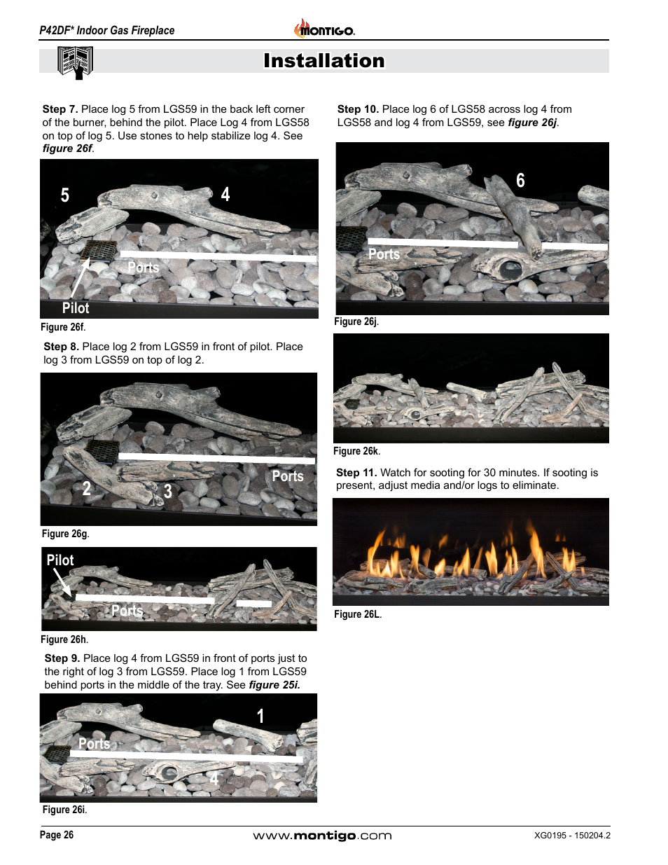 Installation | Montigo P42DF User Manual | Page 26 / 34