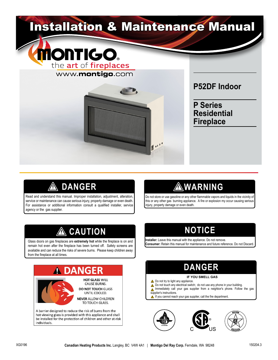 Montigo P52DF User Manual | 34 pages