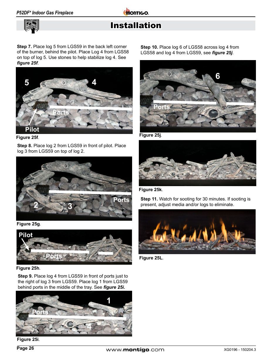 Installation | Montigo P52DF User Manual | Page 26 / 34