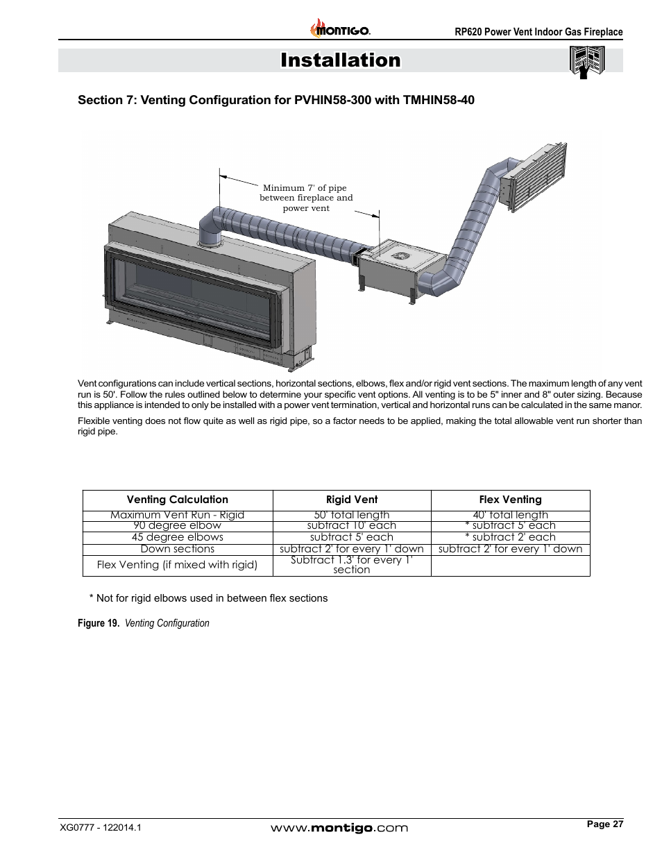 Installation | Montigo RP620 User Manual | Page 27 / 48