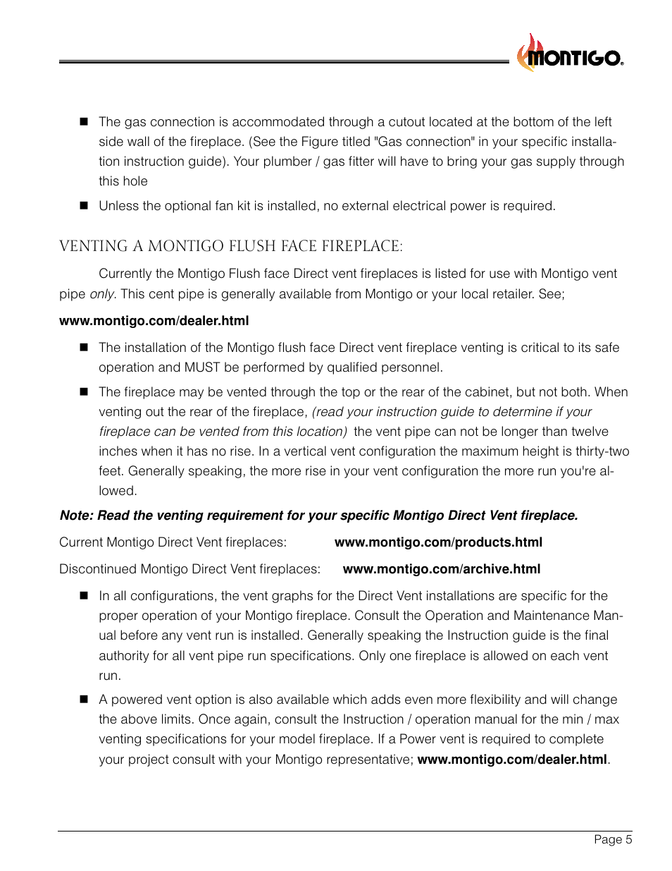Montigo Flush Face (DF) User Manual | Page 5 / 14