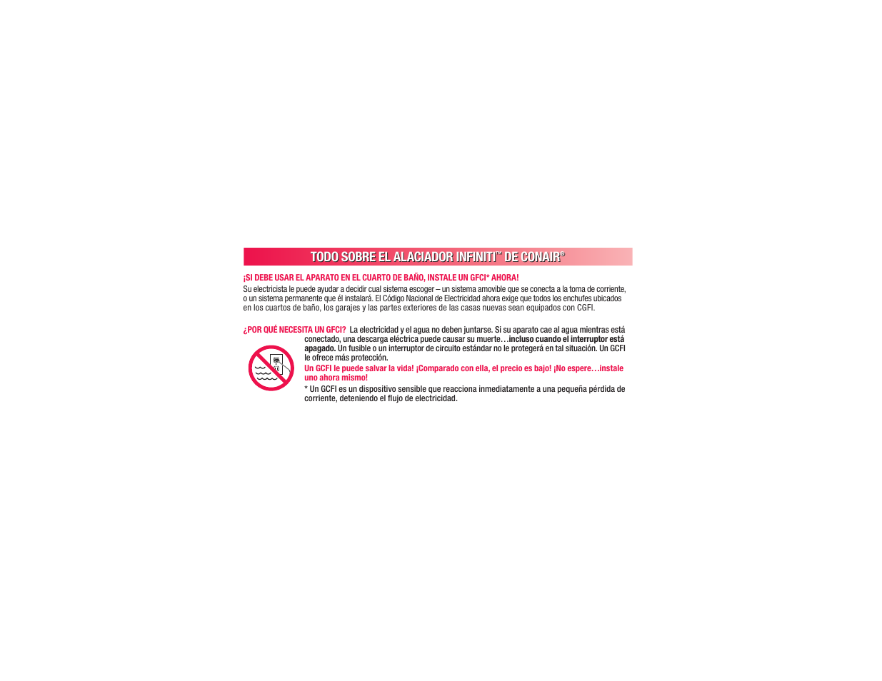 Todo sobre el alaciador infiniti, De conair | Conair BC173 User Manual | Page 42 / 47
