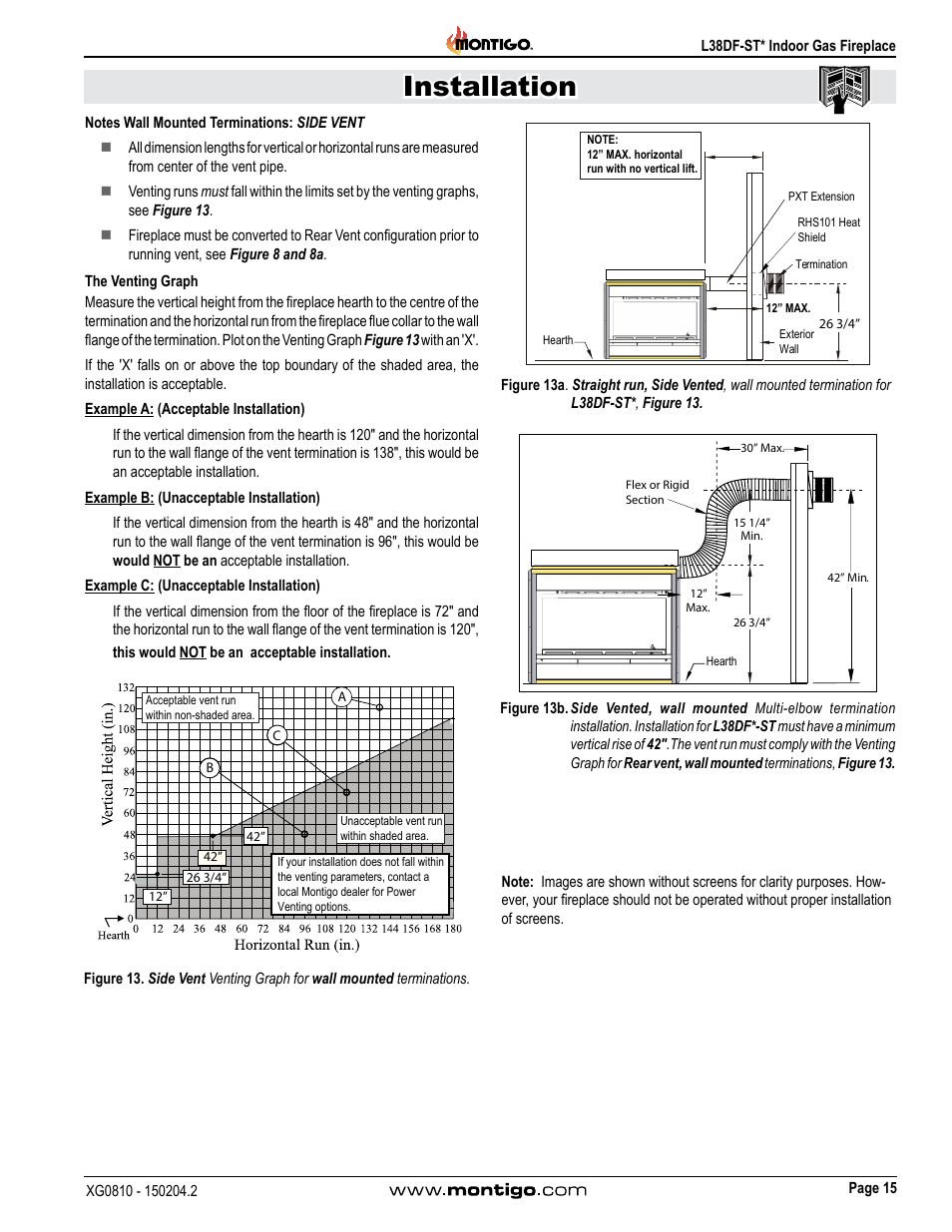 Installation | Montigo L38DF-ST User Manual | Page 15 / 34