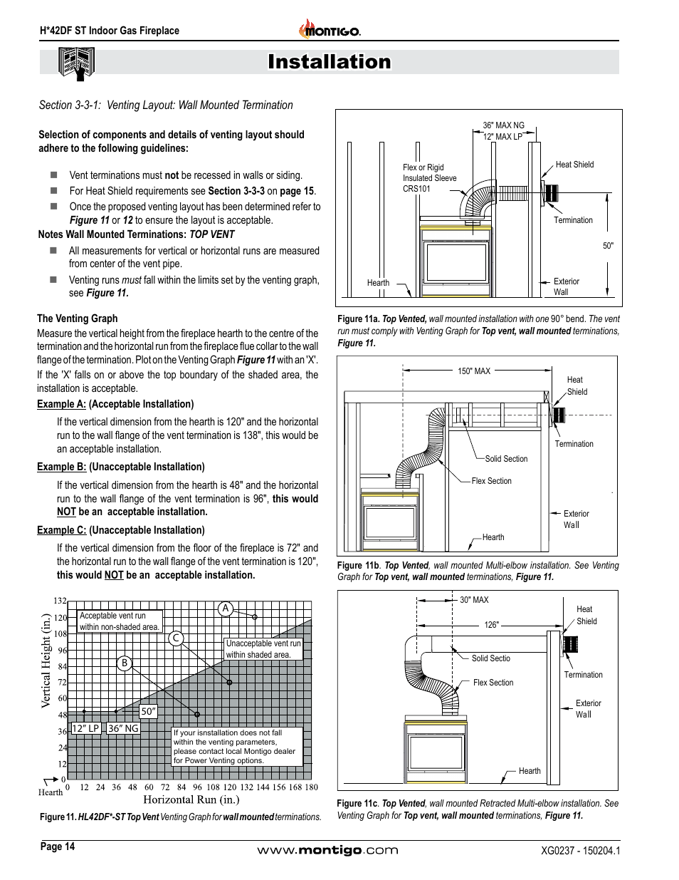 Installation | Montigo H42DF ST User Manual | Page 14 / 36