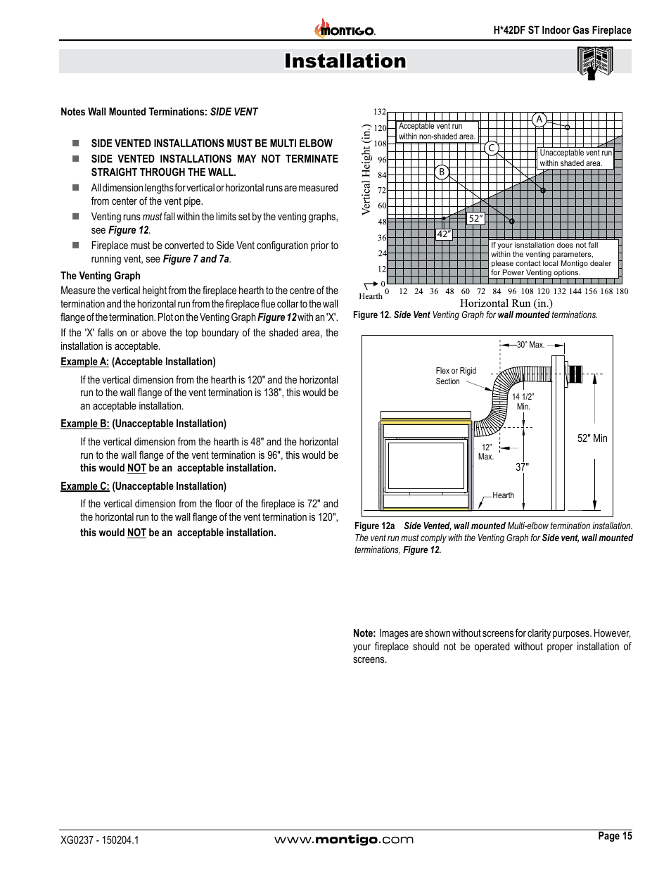 Installation | Montigo H42DF ST User Manual | Page 15 / 36