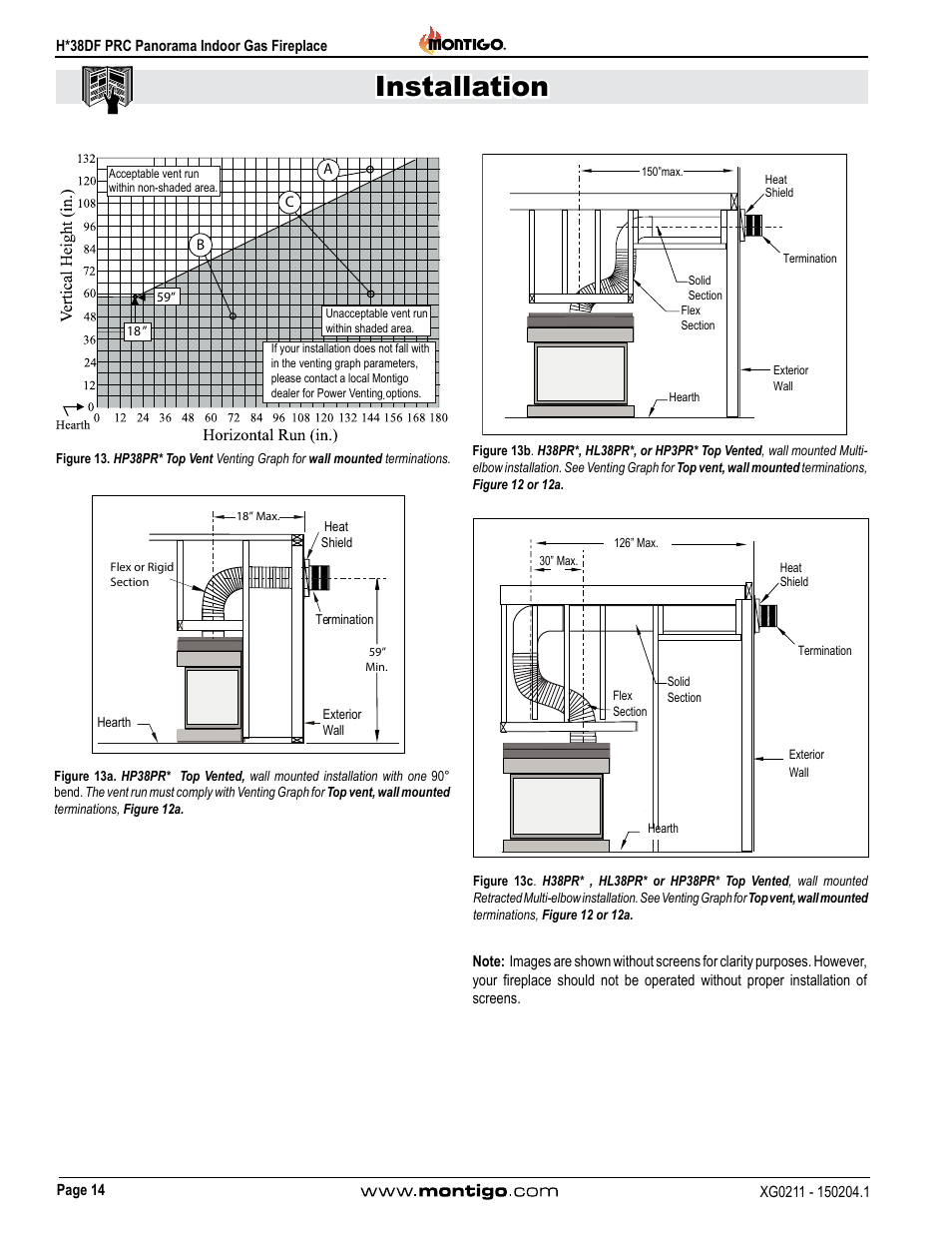 Installation | Montigo H38DF PRC User Manual | Page 14 / 38