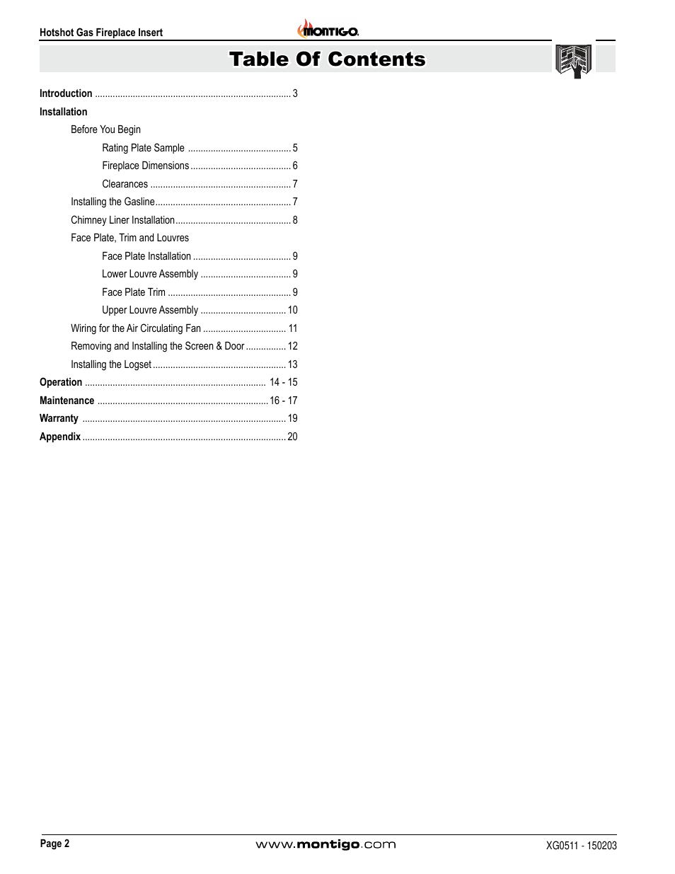 Montigo DHS User Manual | Page 2 / 22