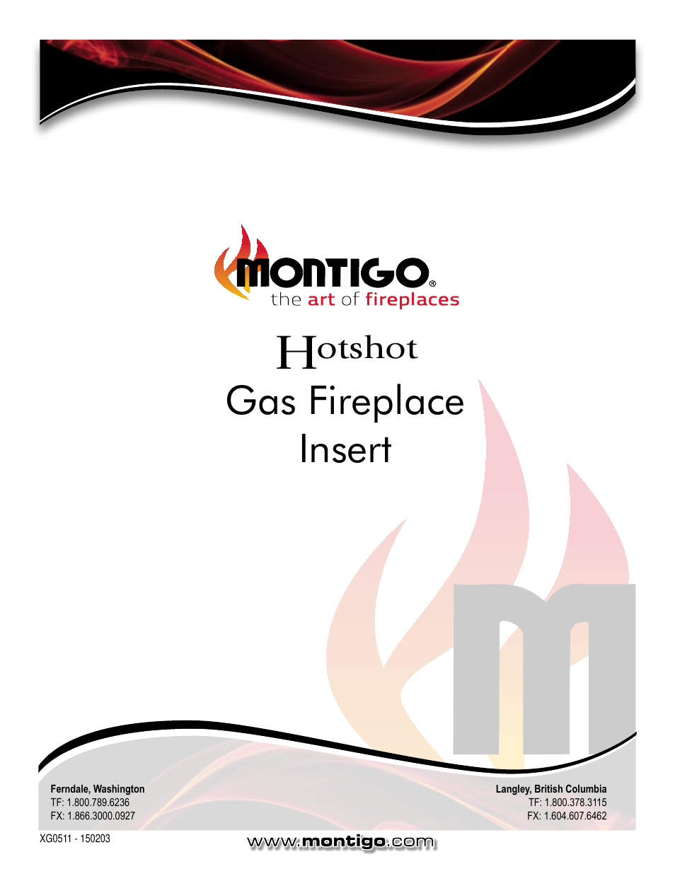 Gas fireplace insert, Otshot | Montigo DHS User Manual | Page 22 / 22