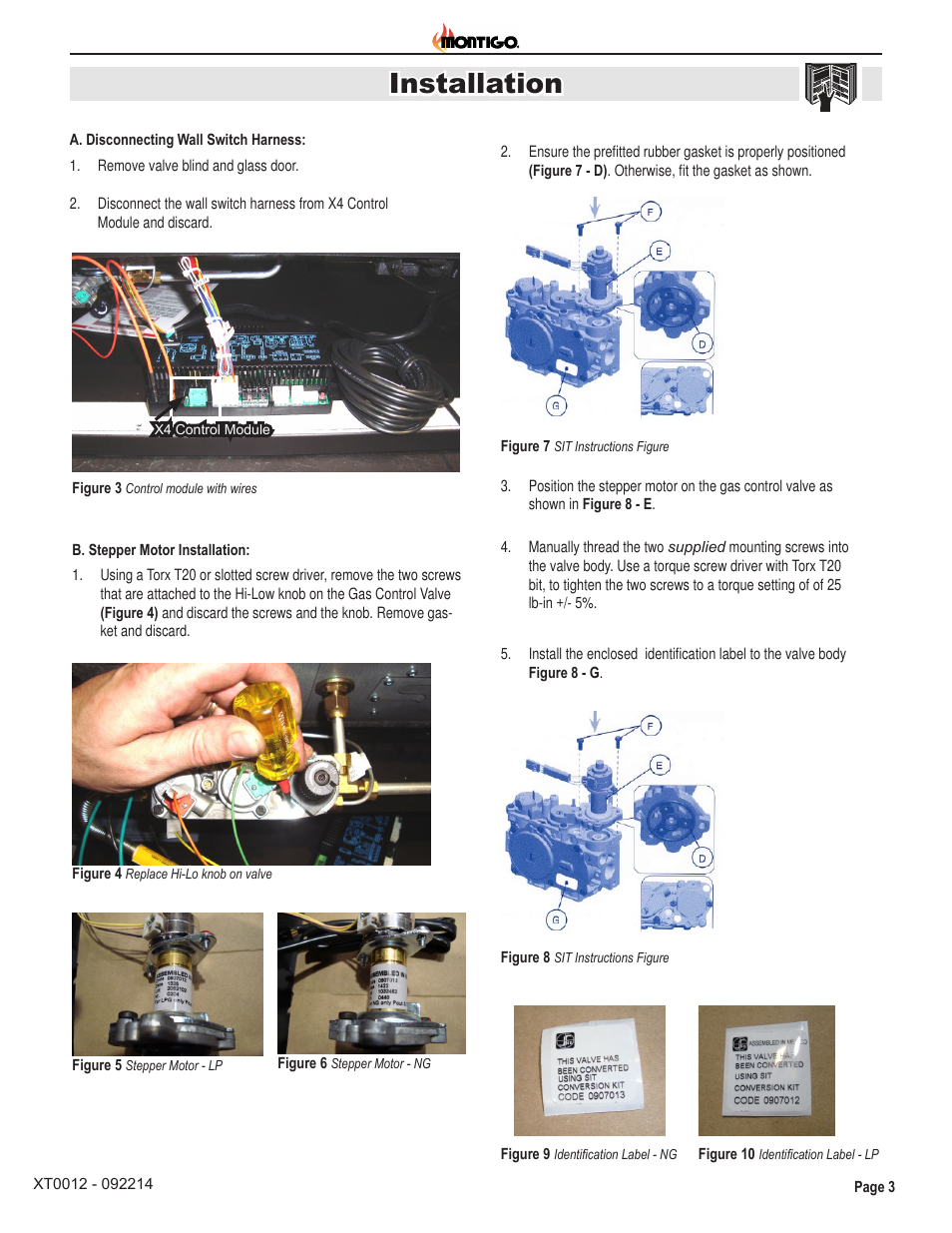 Installation | Montigo RX100 User Manual | Page 3 / 6
