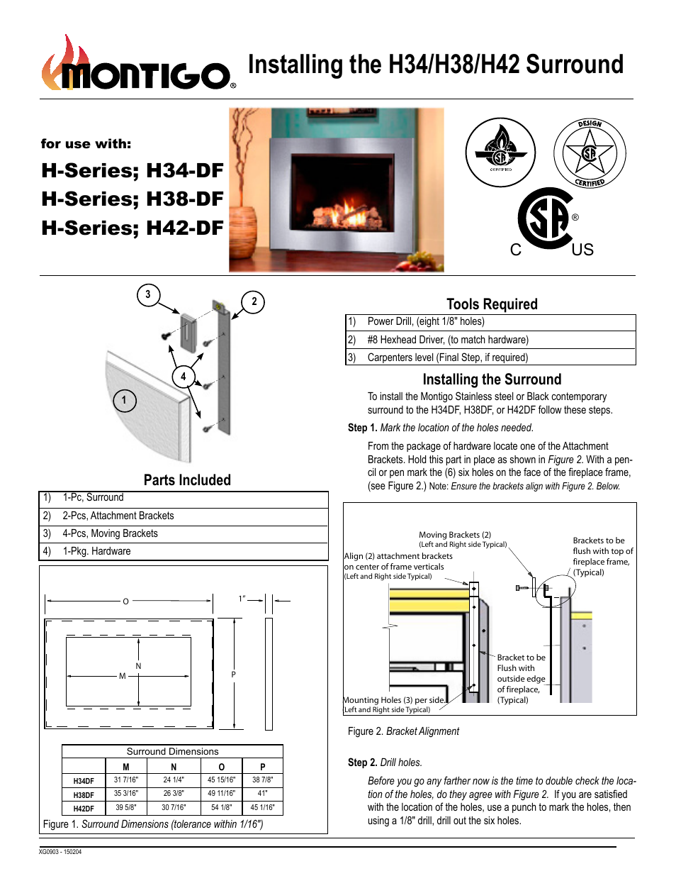 Montigo H34 User Manual | 2 pages