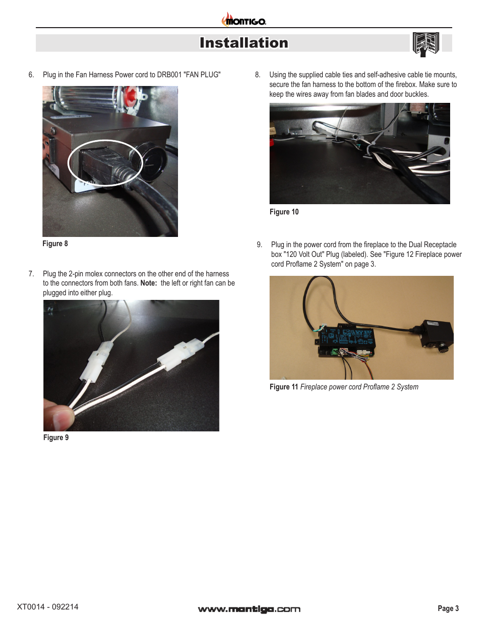 Installation | Montigo HFK50 User Manual | Page 3 / 4
