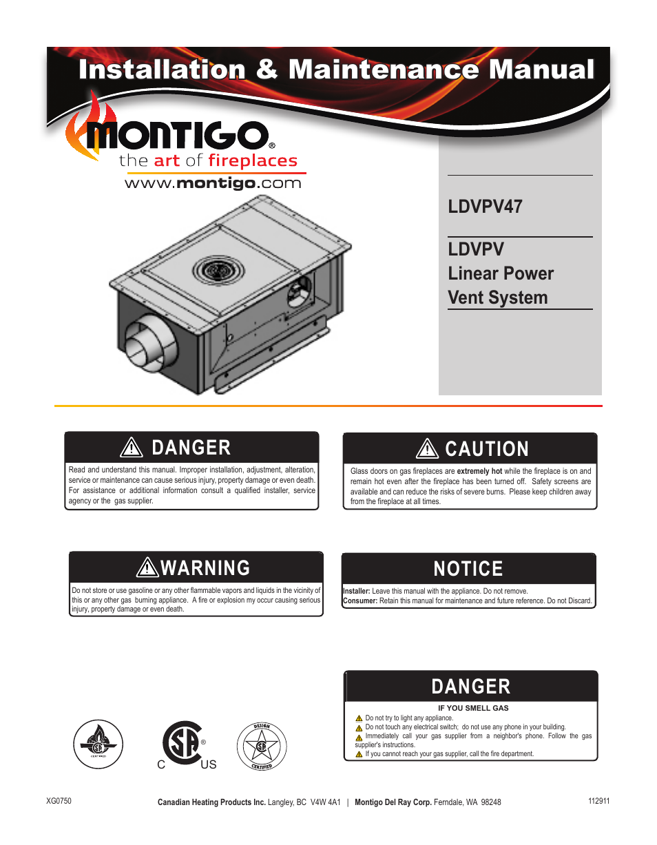 Montigo LDVPV47 User Manual | 16 pages