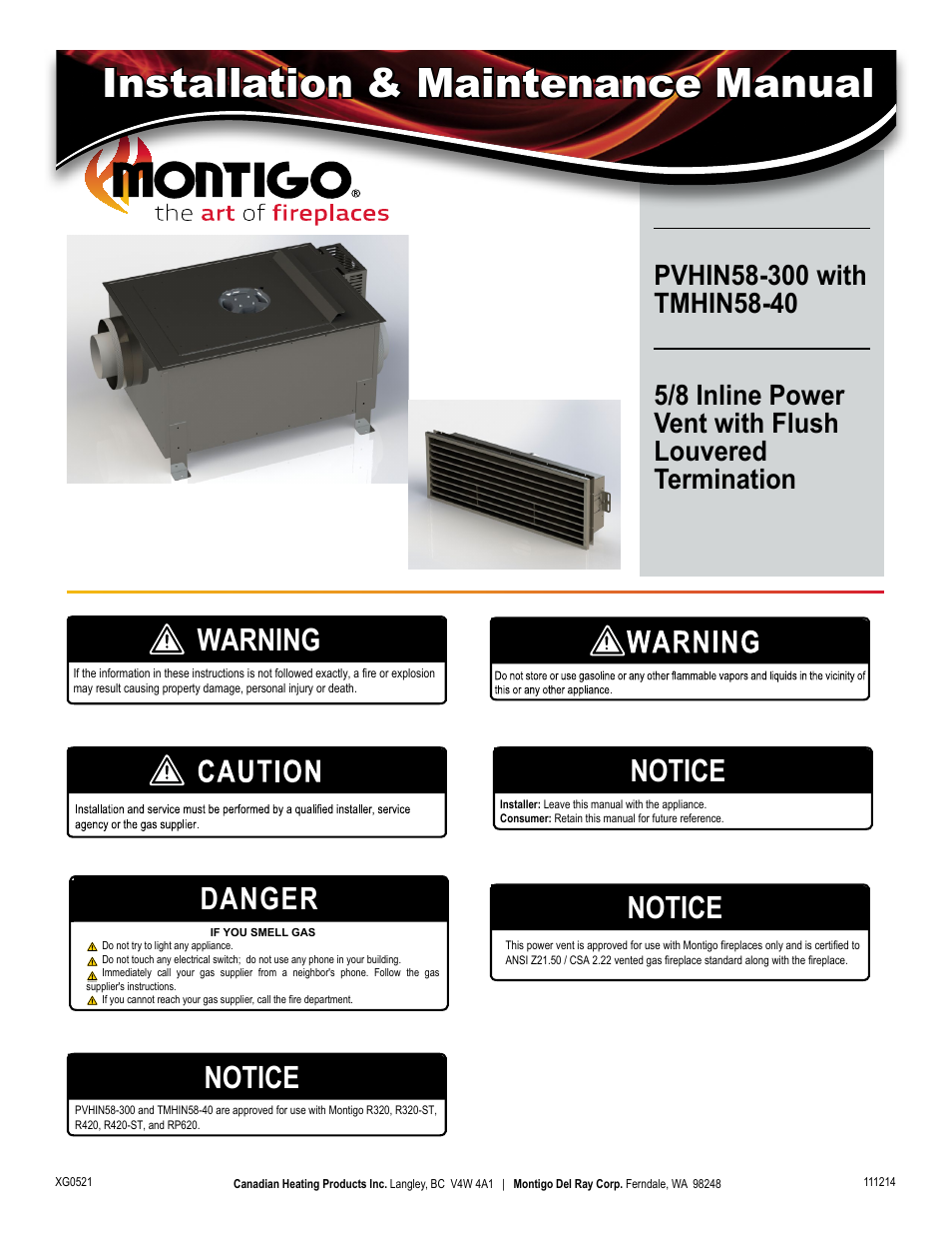 Montigo PVHIN58-300 User Manual | 26 pages