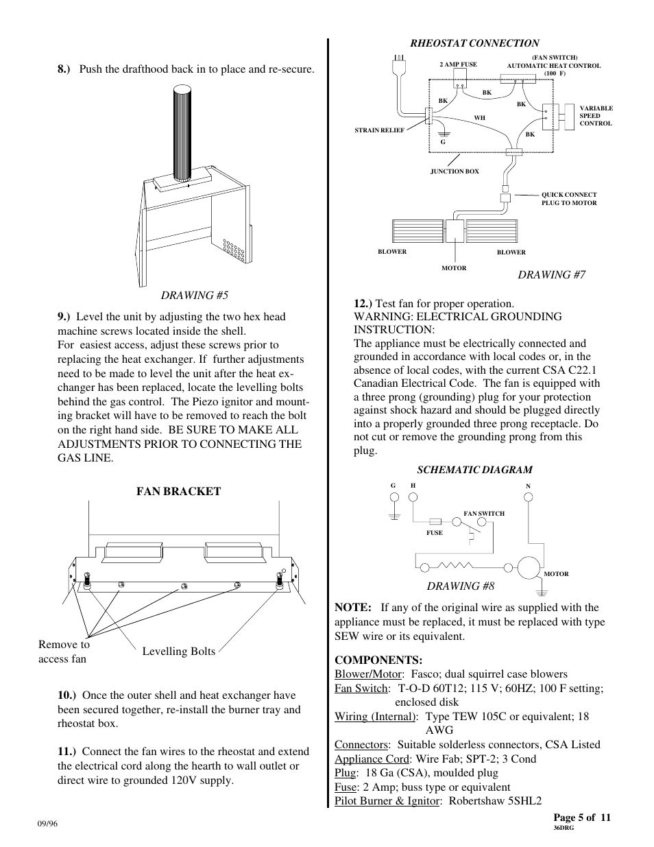 Montigo 36DRG User Manual | Page 5 / 11