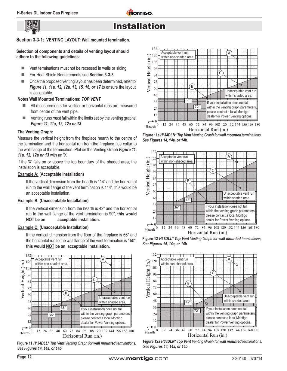 Installation | Montigo H34DL User Manual | Page 12 / 40