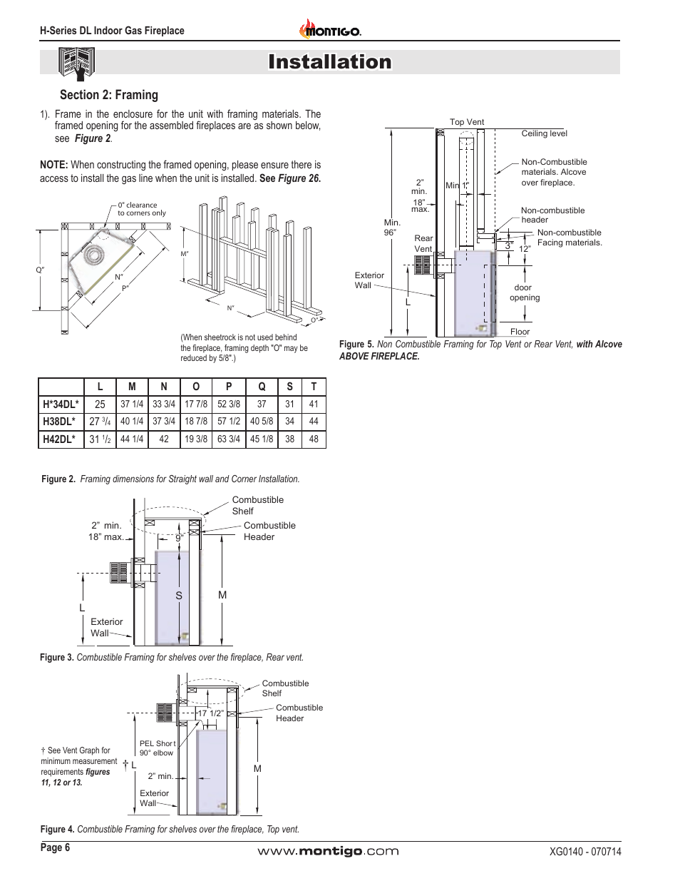 Installation | Montigo H34DL User Manual | Page 6 / 40
