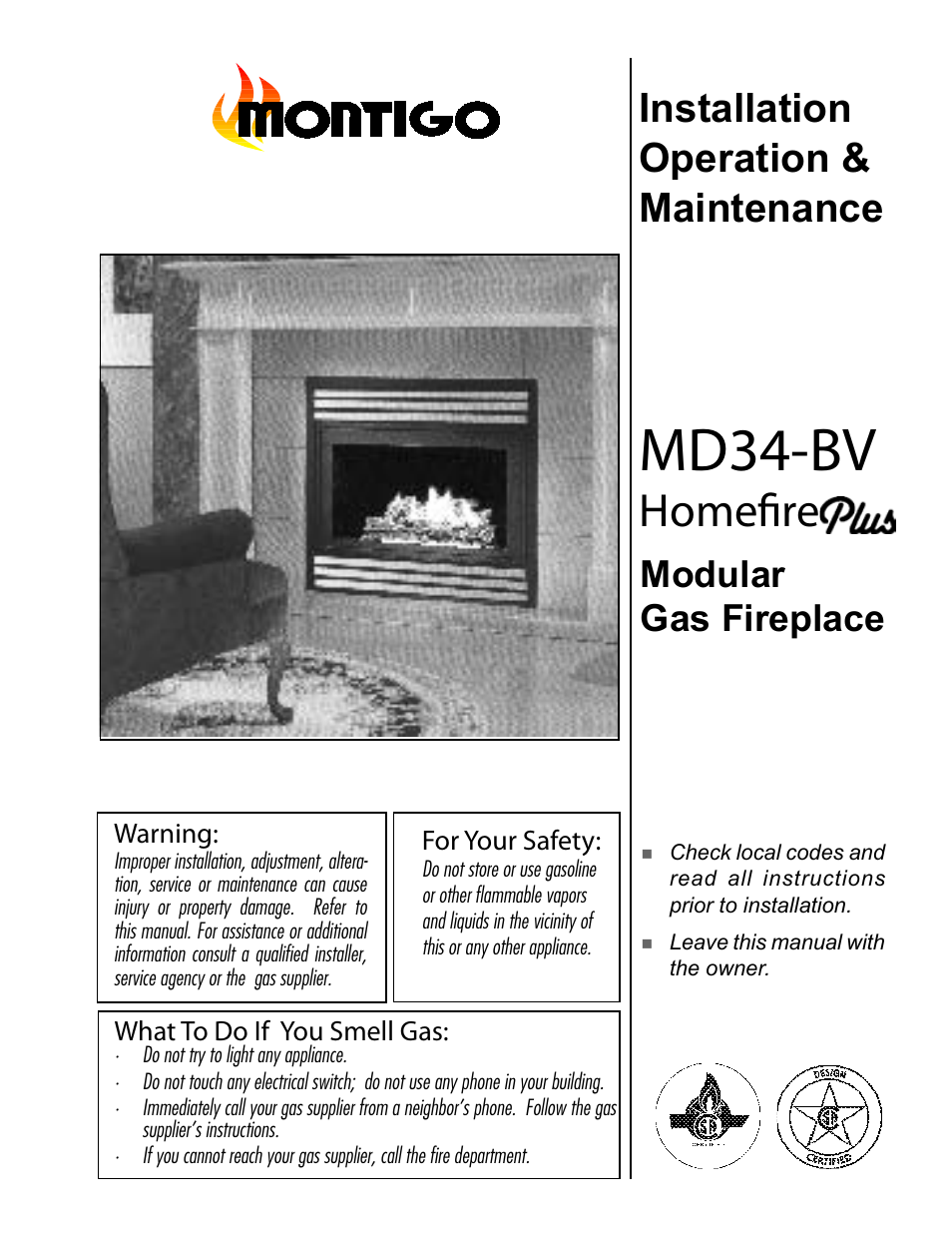 Montigo MD34 BV User Manual | 14 pages