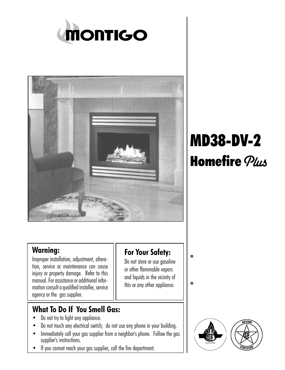 Montigo MD38 DV2 User Manual | 22 pages