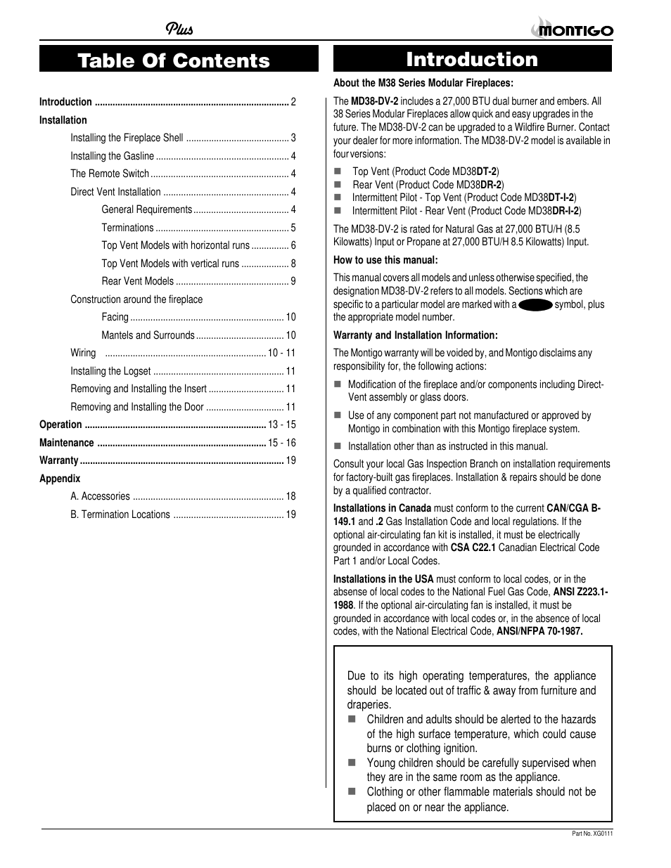 Montigo MD38 DV2 User Manual | Page 2 / 22