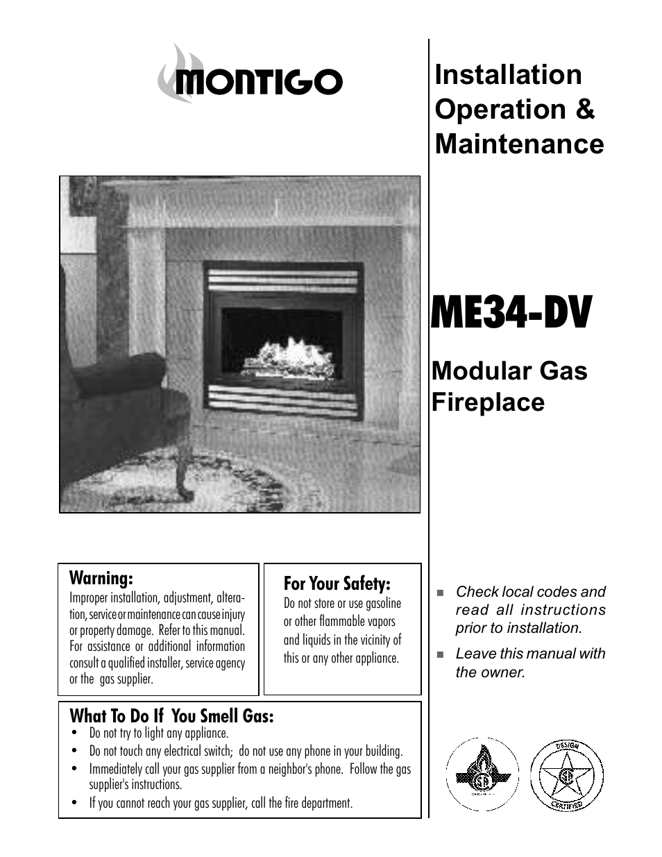 Montigo ME34DV User Manual | 20 pages