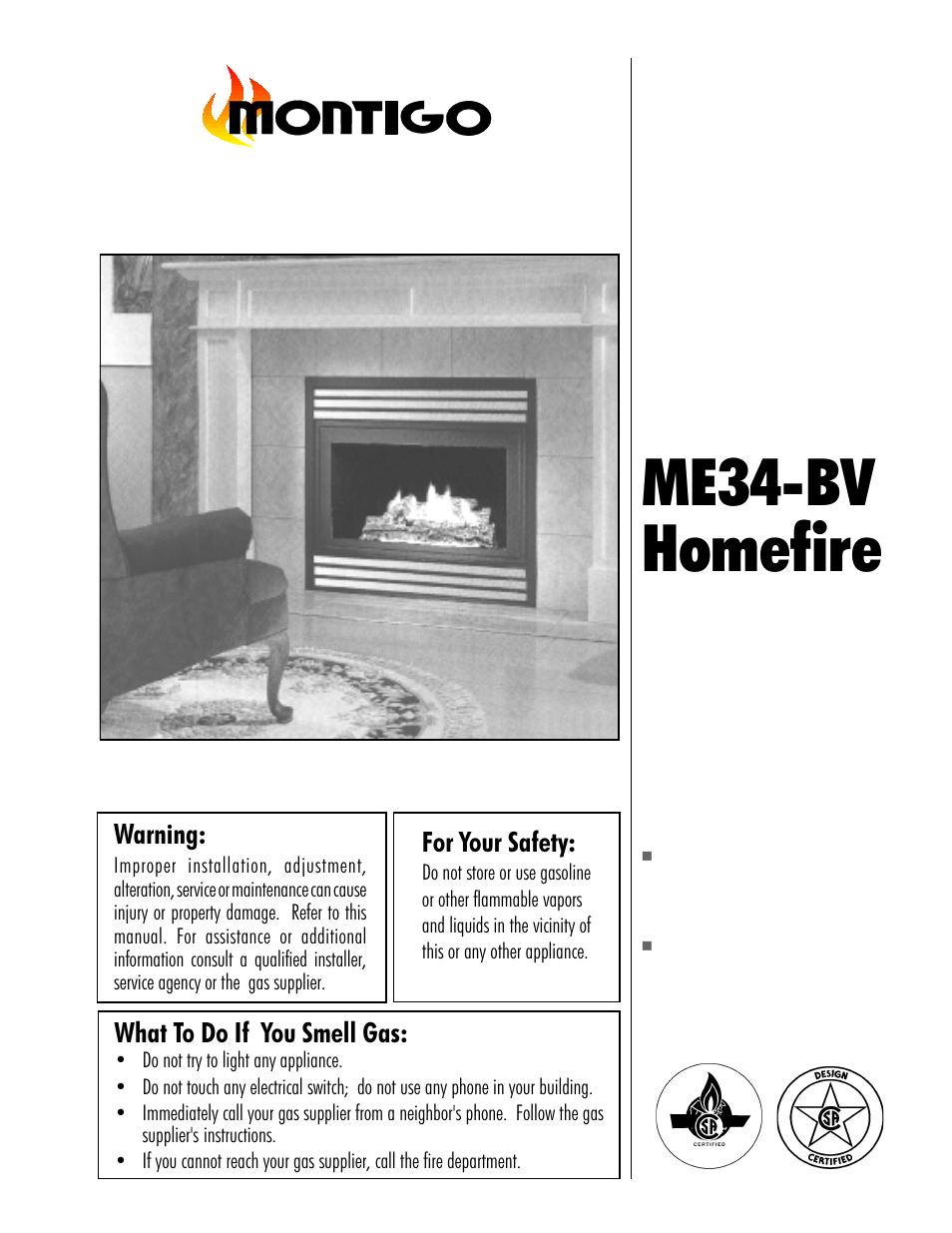 Montigo ME34 BV User Manual | 14 pages