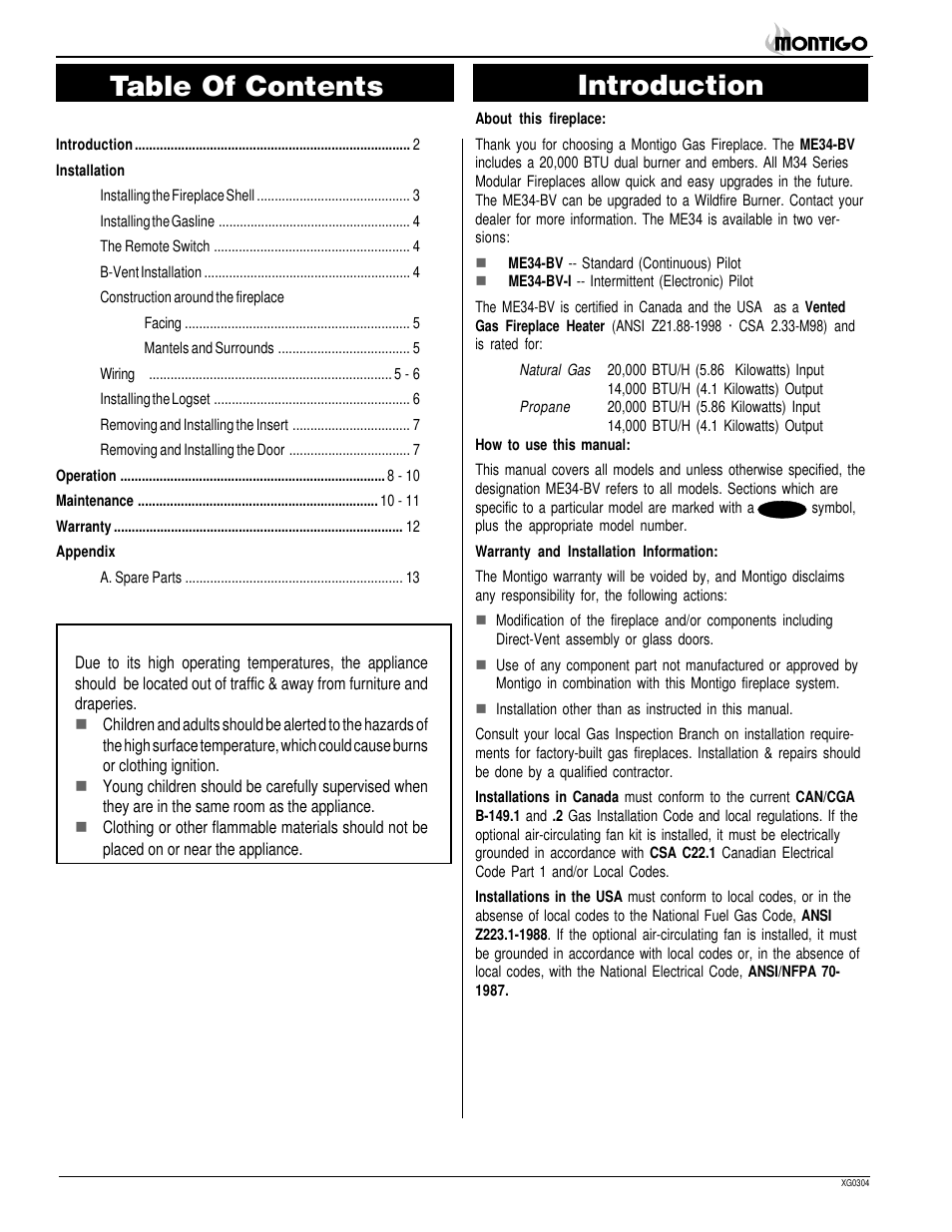 Montigo ME34 BV User Manual | Page 2 / 14