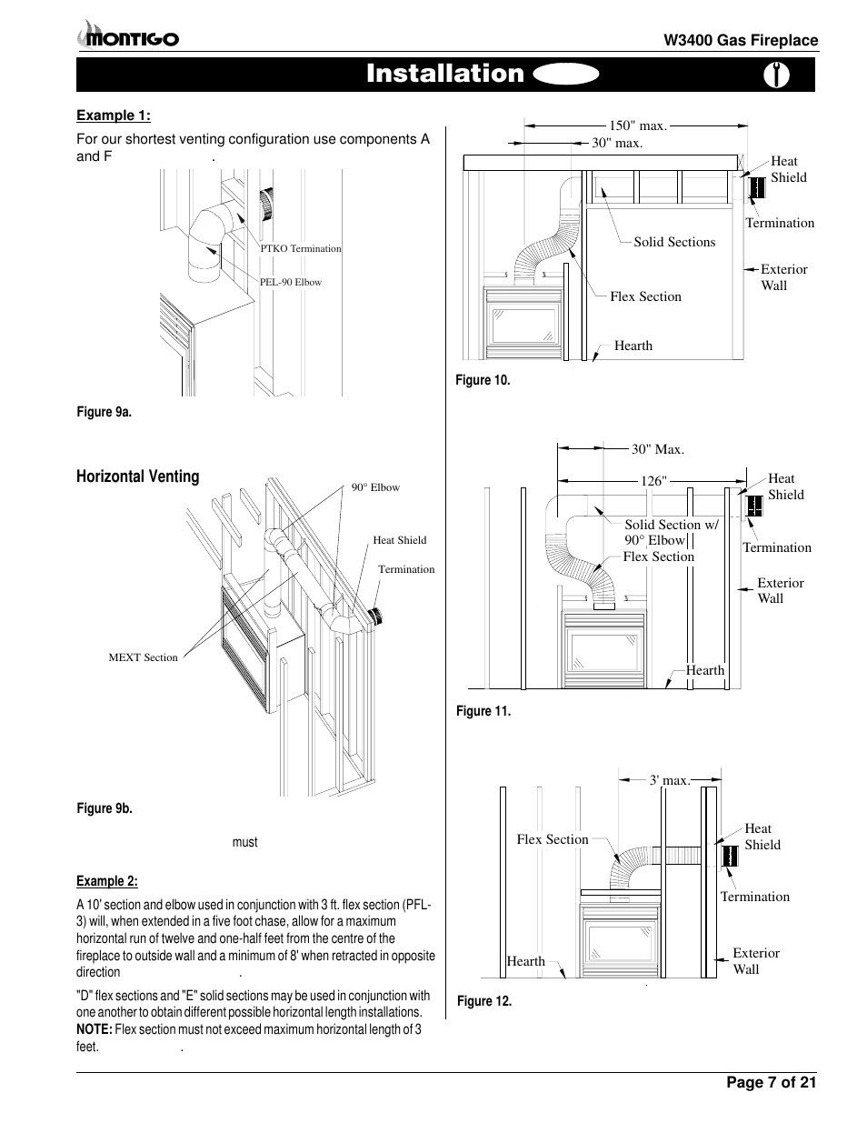 Installation | Montigo MW34 DV User Manual | Page 7 / 22