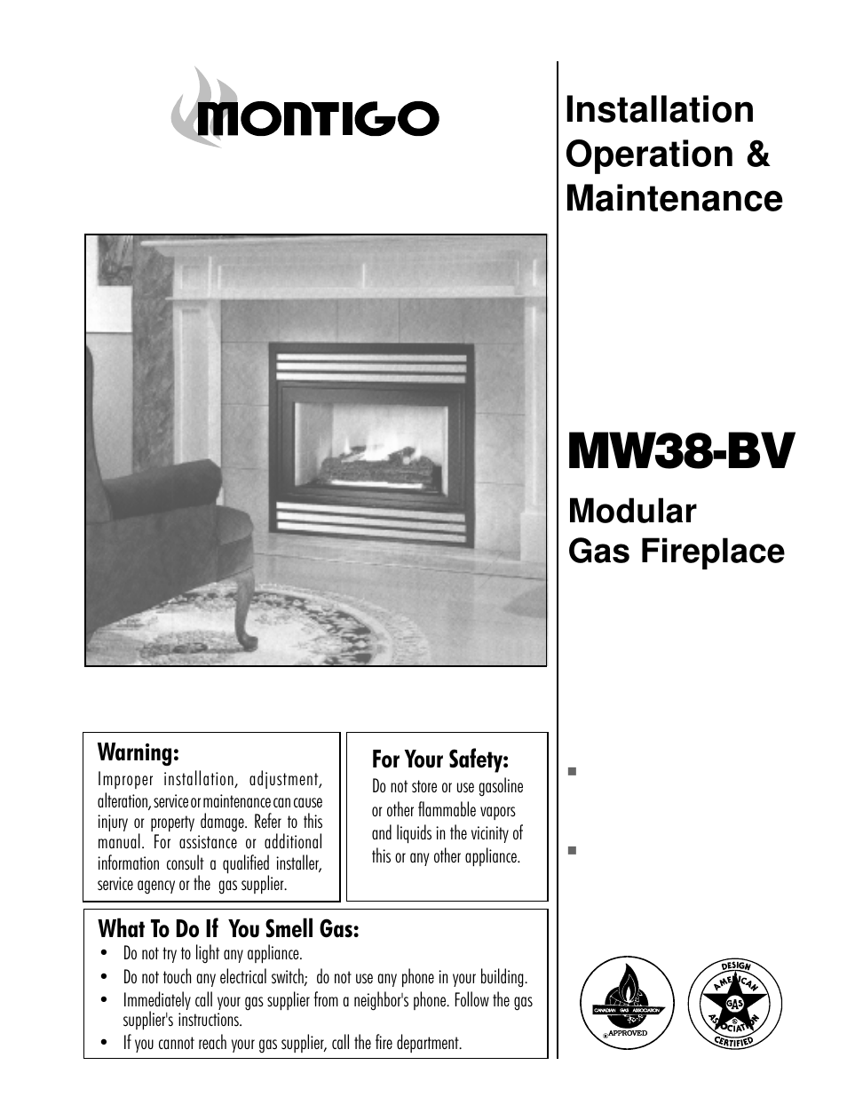 Montigo MW38 BV User Manual | 14 pages