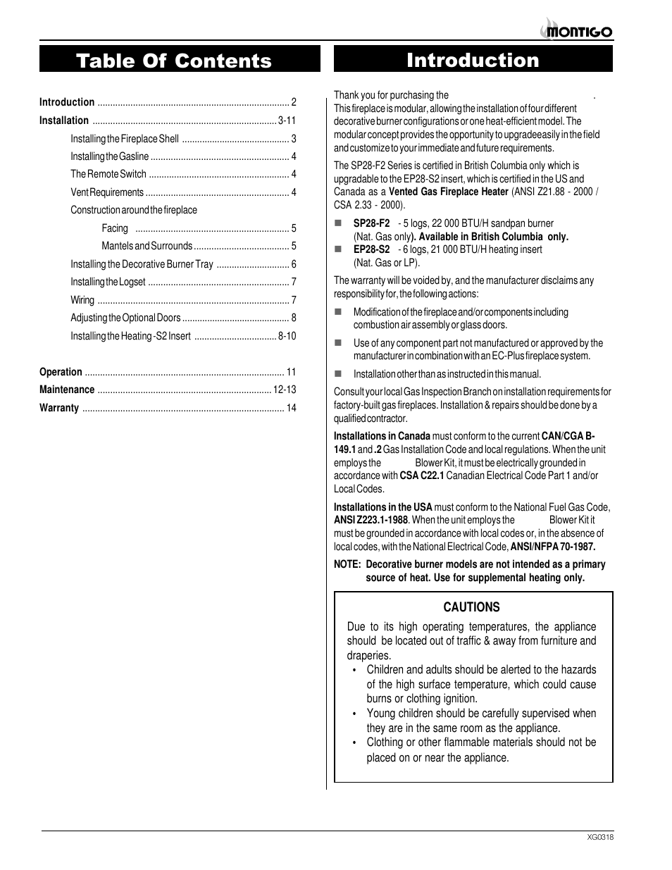 Montigo SP28 F2 User Manual | Page 2 / 16