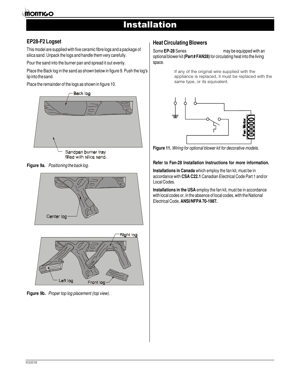 Installation | Montigo SP28 F2 User Manual | Page 7 / 16