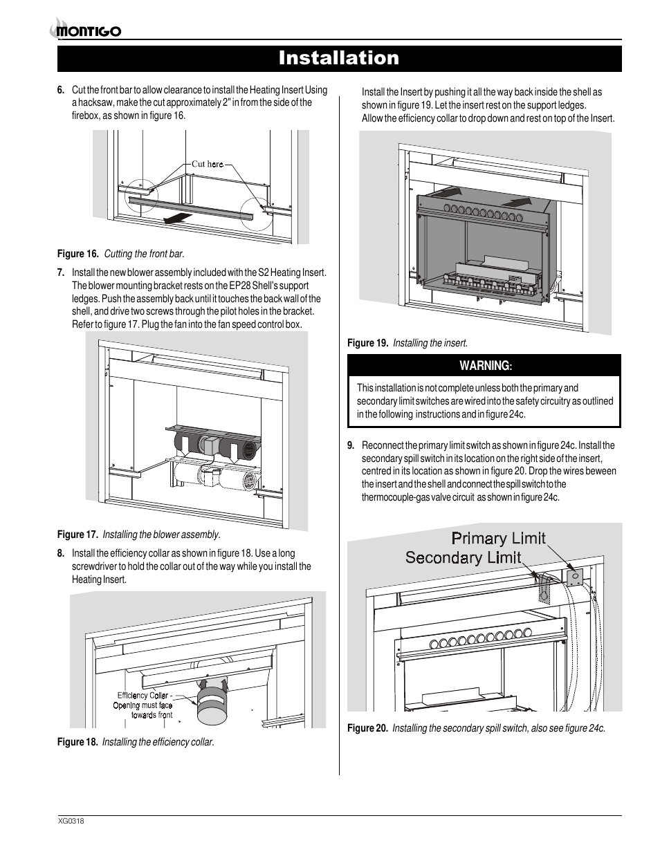 Installation | Montigo SP28 F2 User Manual | Page 9 / 16