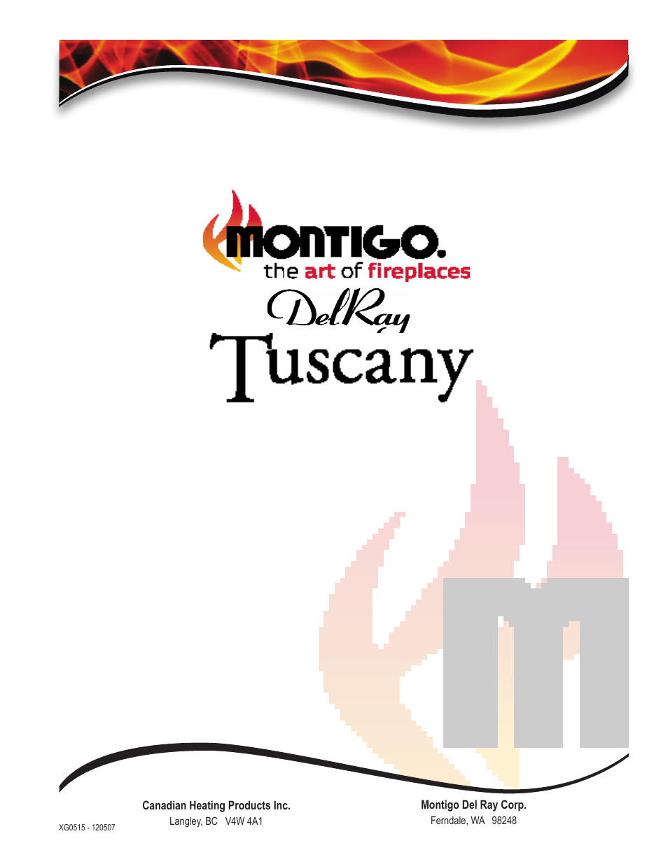 Montigo 34DVI Tuscany User Manual | Page 20 / 20