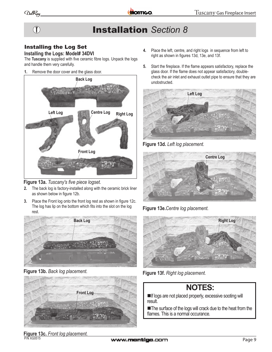 Tuscany | Montigo 34DVI Tuscany User Manual | Page 9 / 20