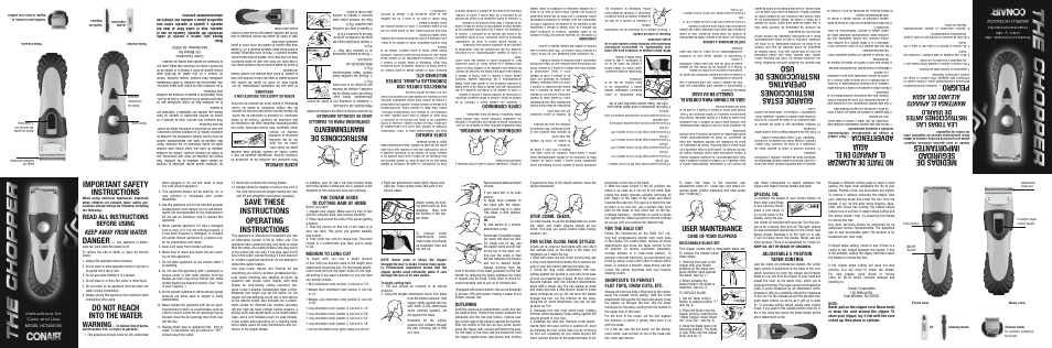 Conair HCT420CSV User Manual | 2 pages