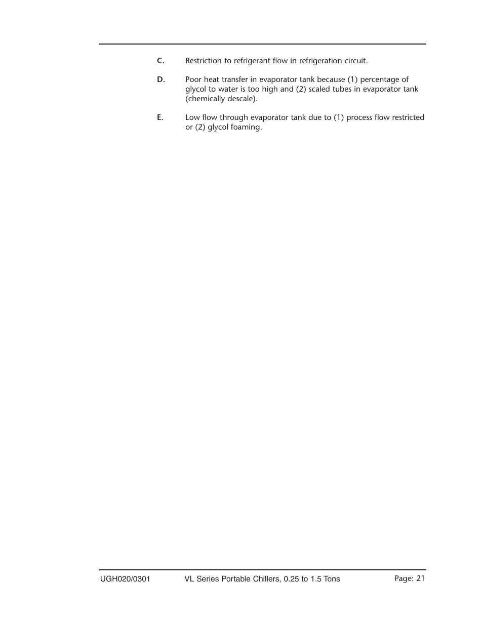 Conair VL Series User Manual | Page 21 / 44