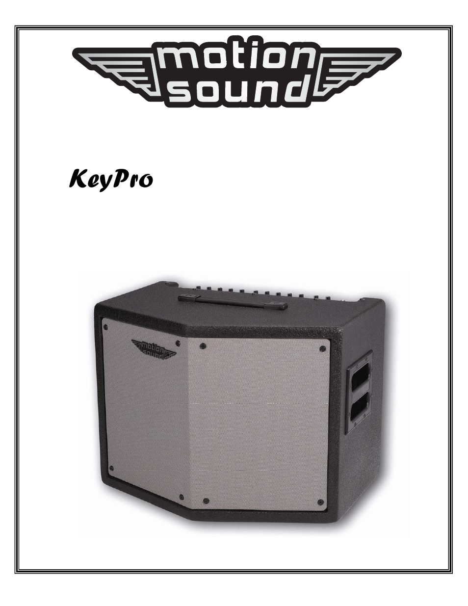 Motion Sound KP-500SN User Manual | 6 pages