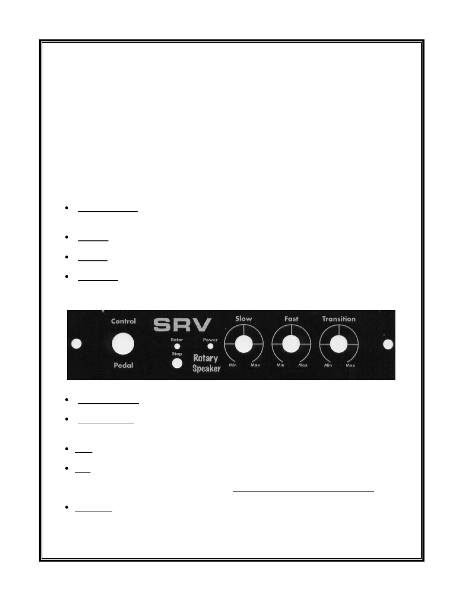 Quick start setup, Sound, what to expect, Control panel | Motion Sound SRV-112 User Manual | Page 3 / 6