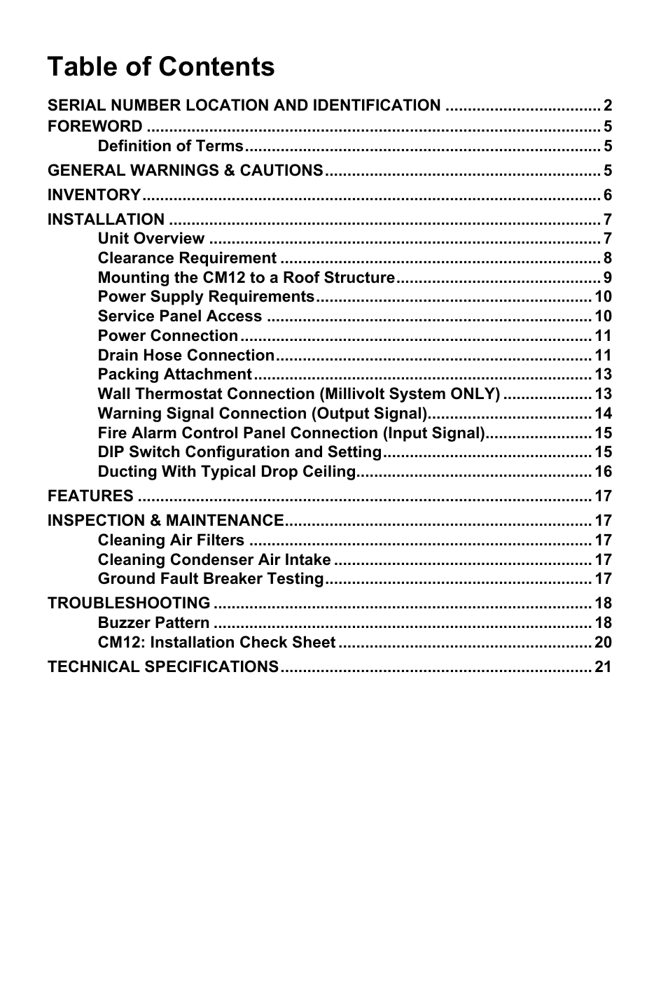 MovinCool CM12 User Manual | Page 4 / 24