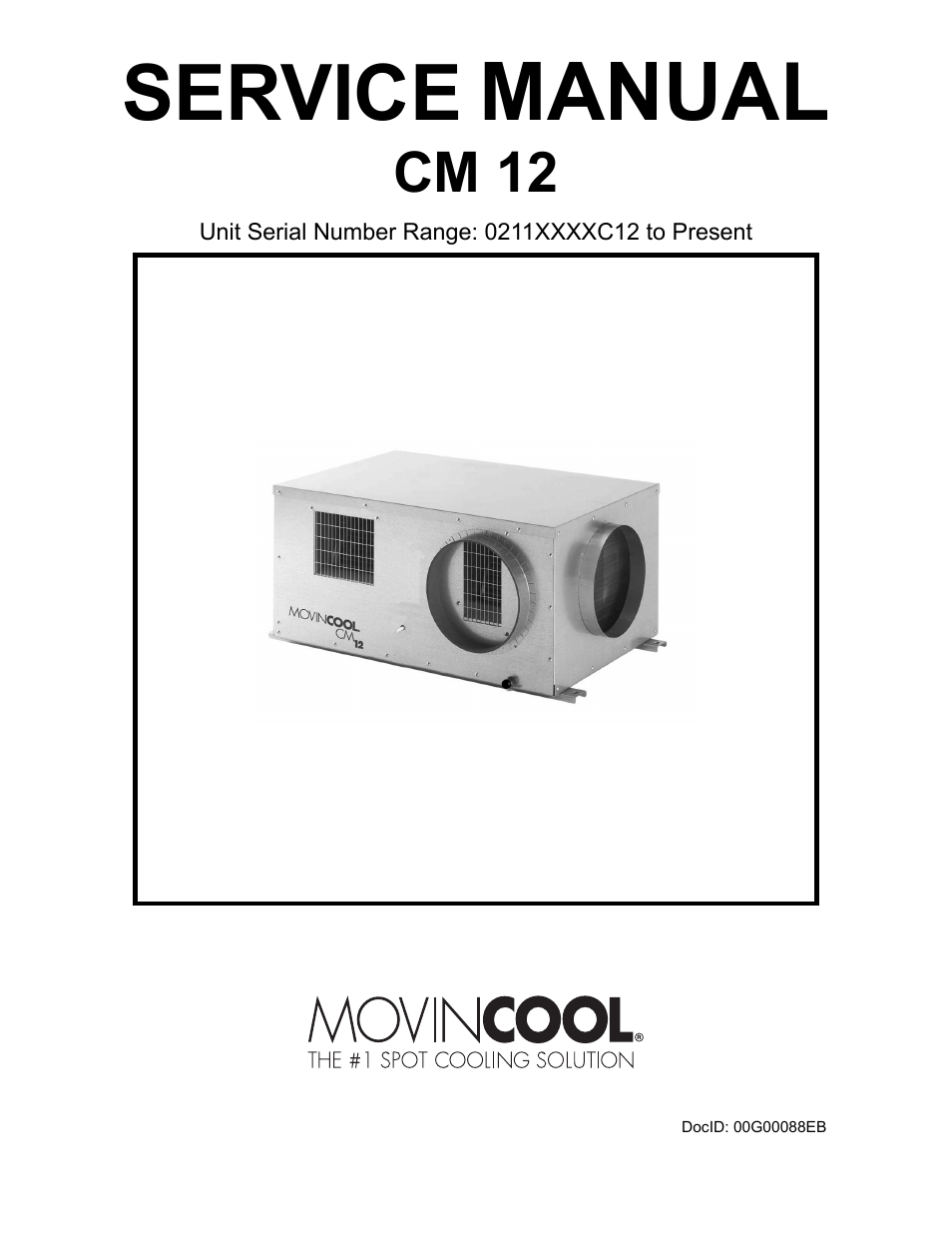 MovinCool CM12 Service Manual User Manual | 73 pages