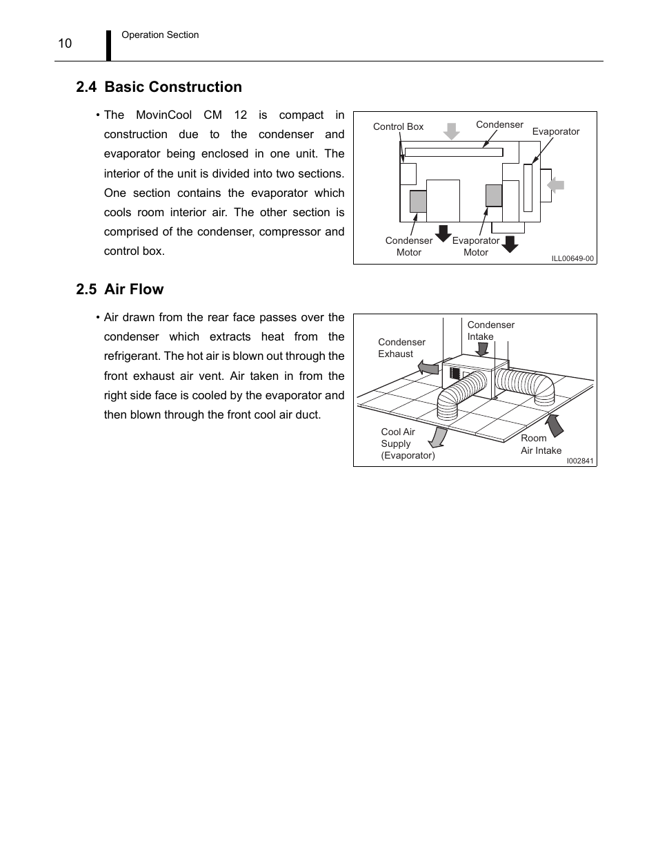 4 basic construction, 5 air flow, Basic construction | Air flow | MovinCool CM12 Service Manual User Manual | Page 10 / 73