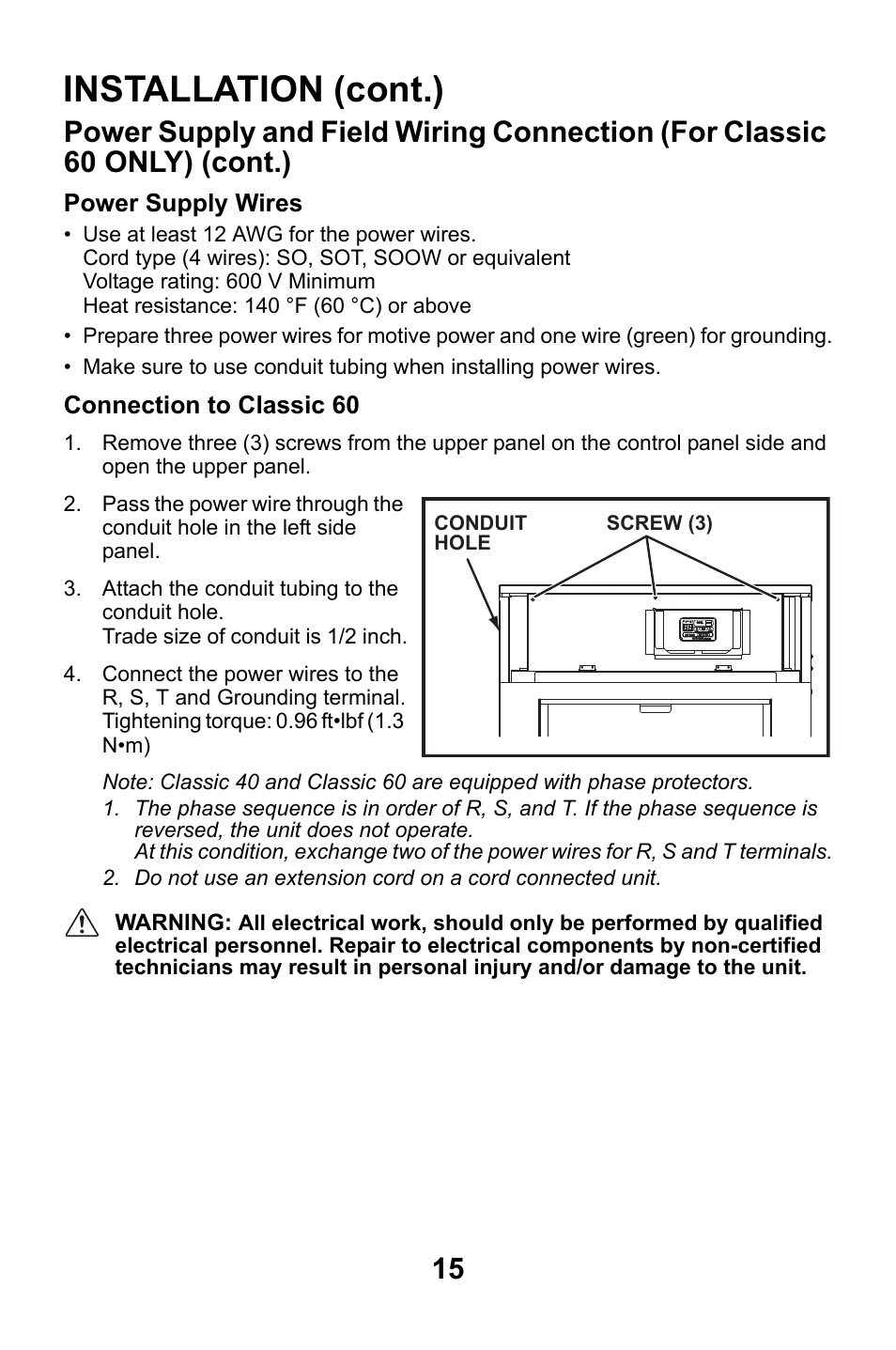 Installation (cont.) | MovinCool Classic 40 User Manual | Page 15 / 46