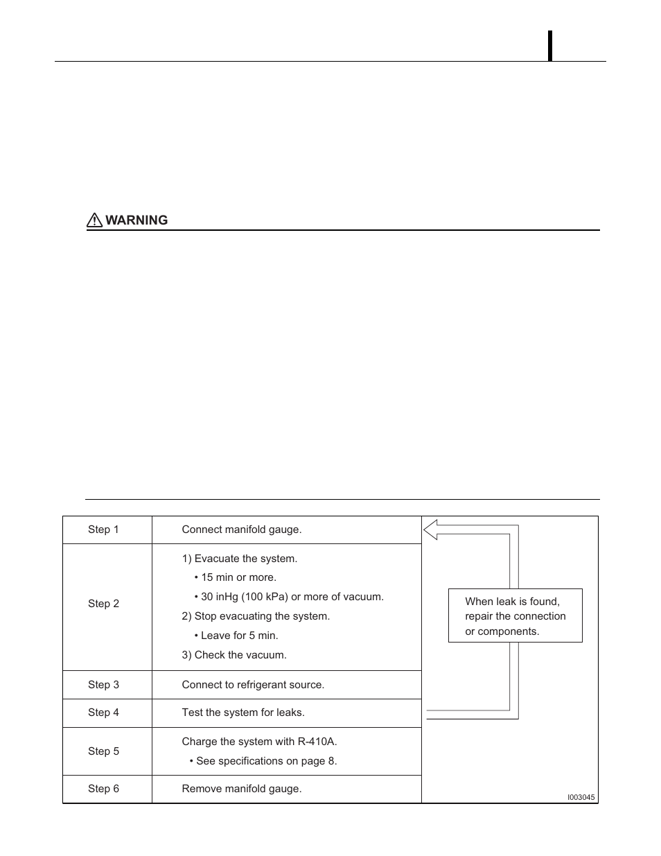 3 charging the system with r-410a refrigerant, Charging the system with r-410a refrigerant | MovinCool Classic 40 Service Manual User Manual | Page 65 / 74